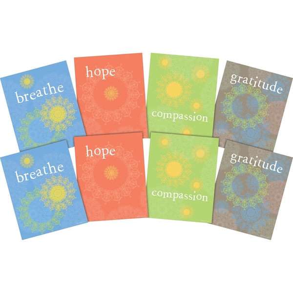 Barker Creek Mindfulness Art Prints Set, Thoughtfulness Collection, 8/Set 4184 - main